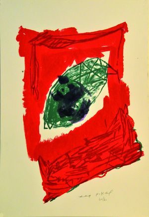 Lea Nikel,1918 Ukraine – 2005 Israel, o. T., Lithographie © Slobodan Ciric